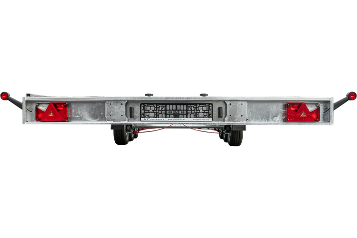 Remorque porte voiture à trois essieux 800X230 UNIPLAT 800/3 S 3500 KG – Image 4