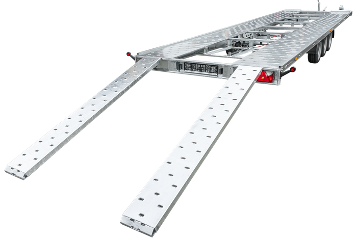 Remorque porte voiture à trois essieux 800X230 UNIPLAT 800/3 S 3500 KG – Image 5