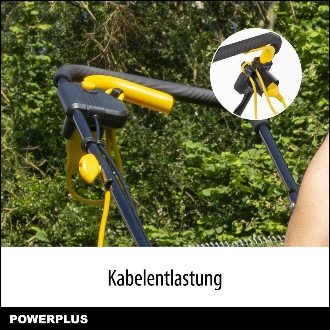 Tondeuse à gazon électrique Powerplus - POWEG62203 - 1000 W - 320 mm Ø - Avec ramassage et éjection arrière – Image 4